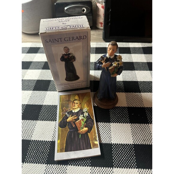 Saint Gerard Majella Patron Saint of Expectant Mothers Statue Catholic - Picture 1 of 16